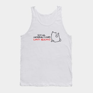 Funny cat Tank Top